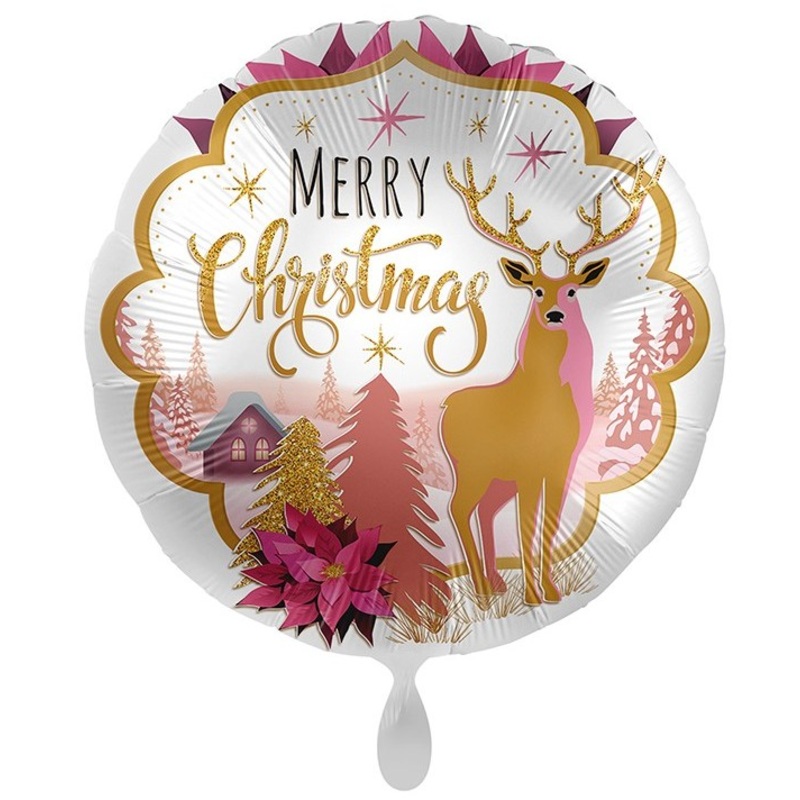 Christmas foil balloon Reindeerland 45cm
