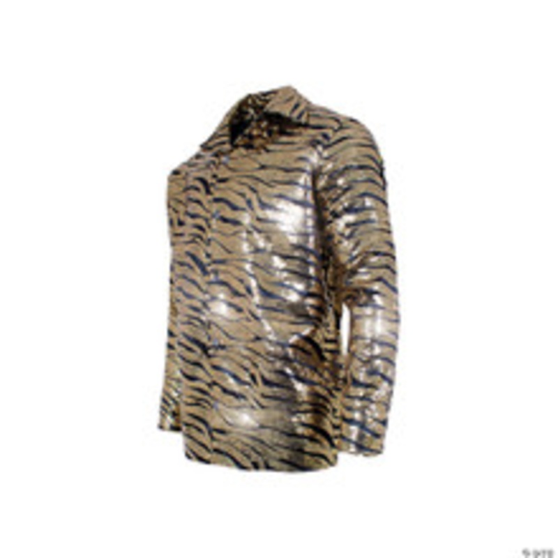 Adult Gold Sequin Tiger Shirt – Standard