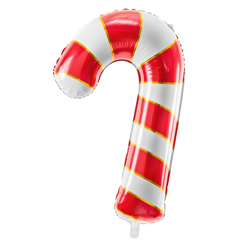 Foil balloon candy cane 50 x 82cm