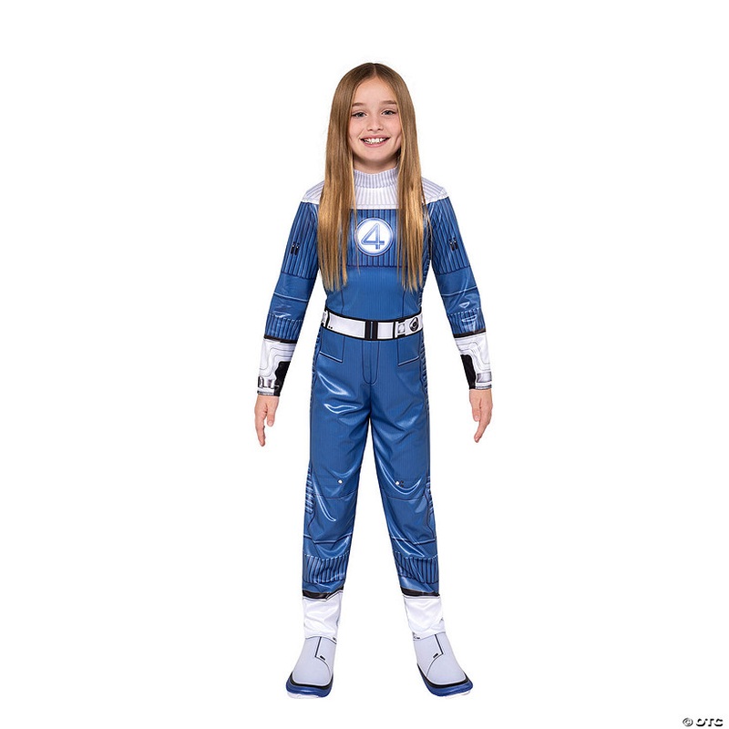 Kids Qualux Marvel The Fantastic Four: First Steps Invisible Woman Jumpsuit Costume