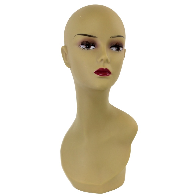 Decoration head female mannequin head, wig stand, natural teint PQ5
