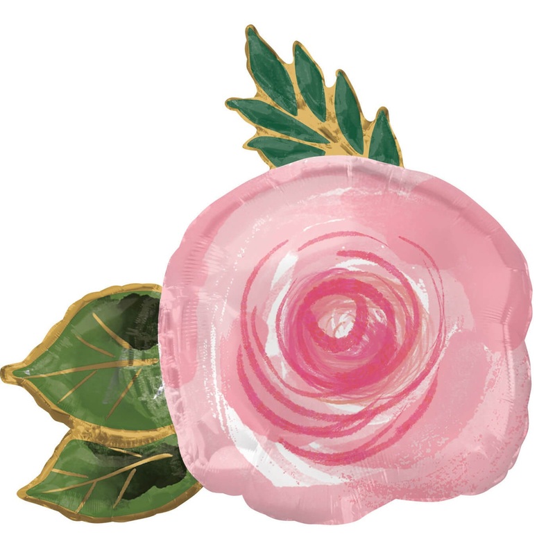 Rose garden foil balloon 76 x 73cm