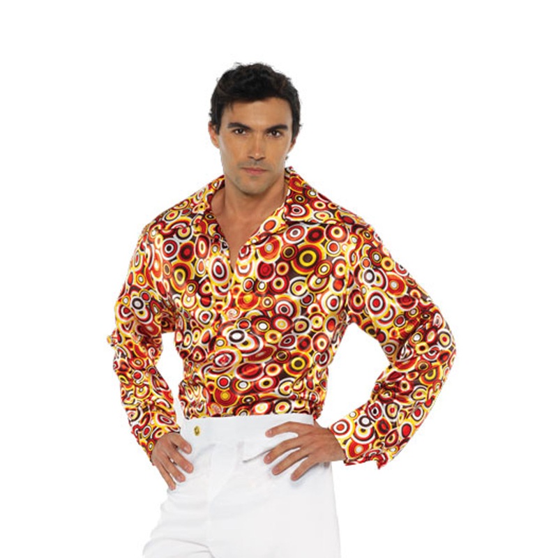 70’s Circle Disco Shirt Adult Costume One Size