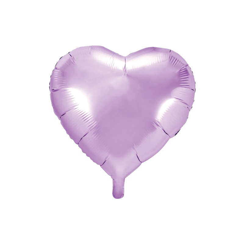 Herzilein foil balloon lavender 45cm
