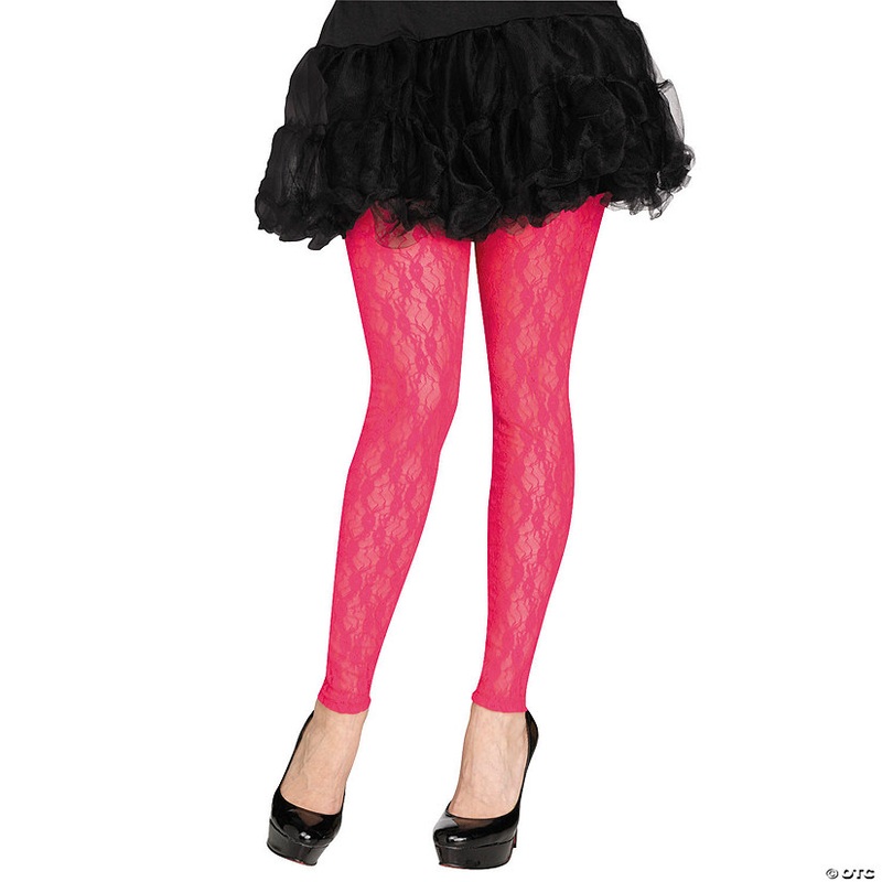 Women’s 80s Lace Footless Tights