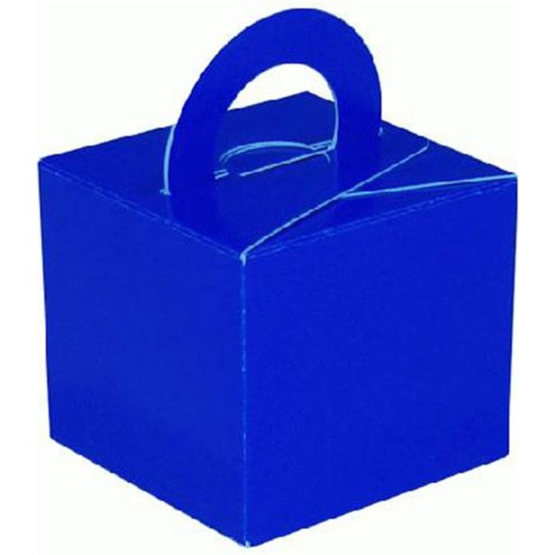 10 royal blue packets of balloon weights