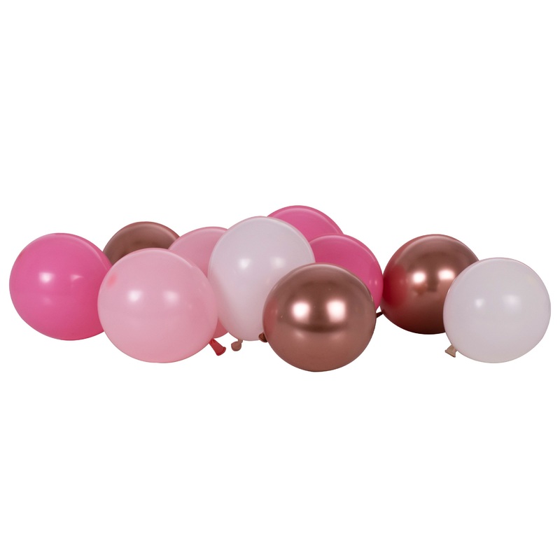 40 Shades of Pink latex balloons 12cm