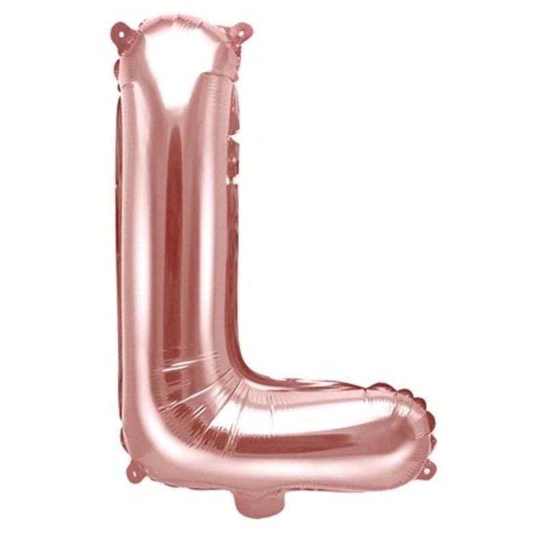 Foil balloon L rose gold 35cm