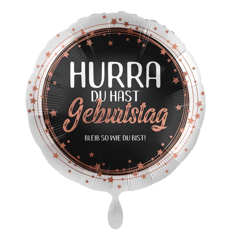 Hurray birthday foil balloon 45cm