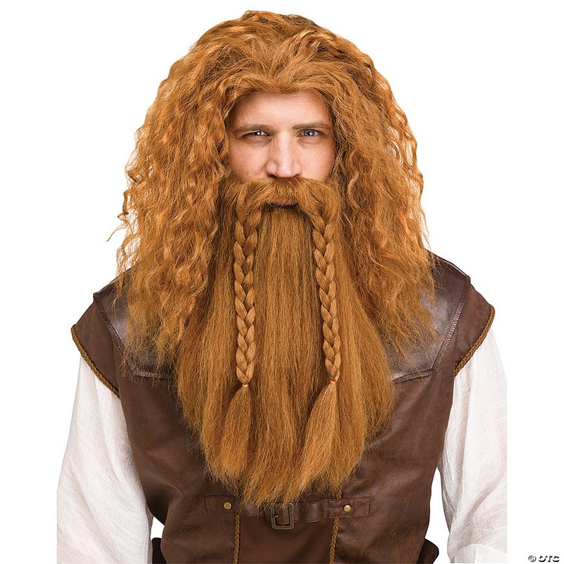 Men’s Viking Wig & Beard Set