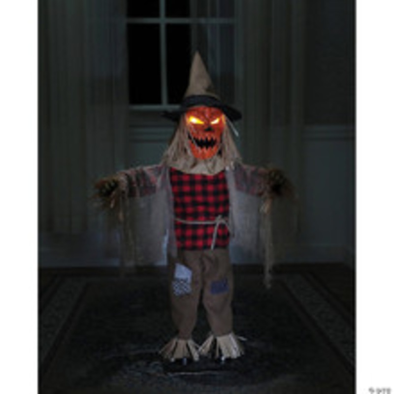 36 Twitching Scarecrow Animated Prop