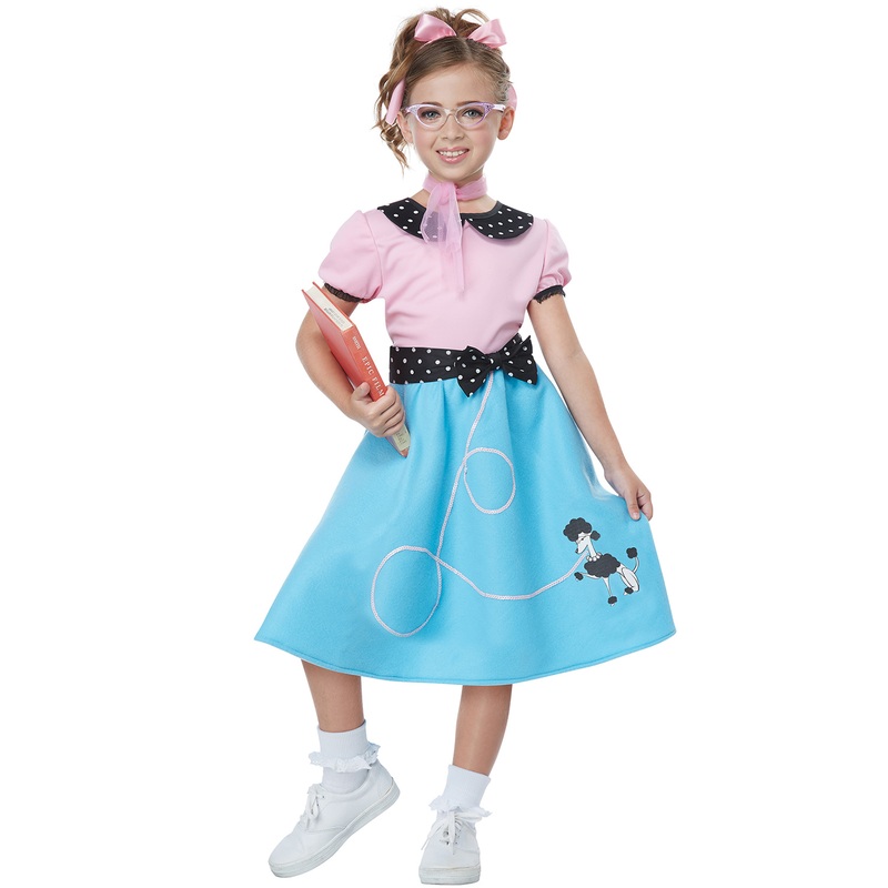 50’s Sock Hop Dress Child Costume X-Small