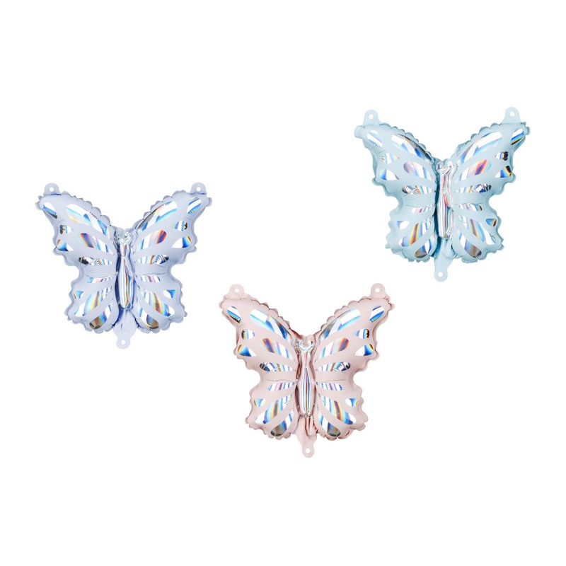 Foil Balloon Butterflies for Garlands 19 x 23cm