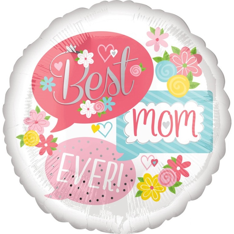 Best mom ever foil balloon 71cm
