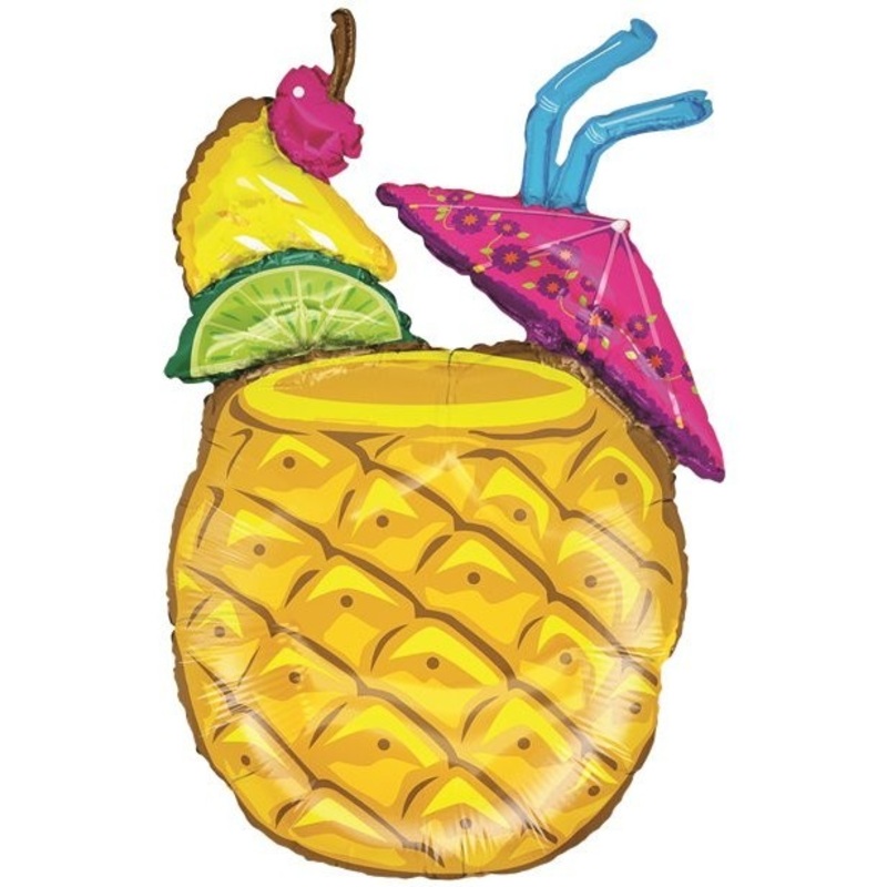Pineapple Cocktail Foil Balloon 94cm
