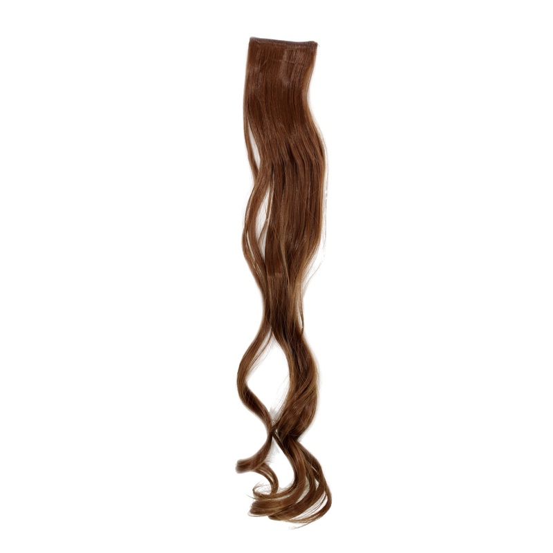 2 Clips Extension strand wavy 65 cm medium brown YZF-P2C25-12
