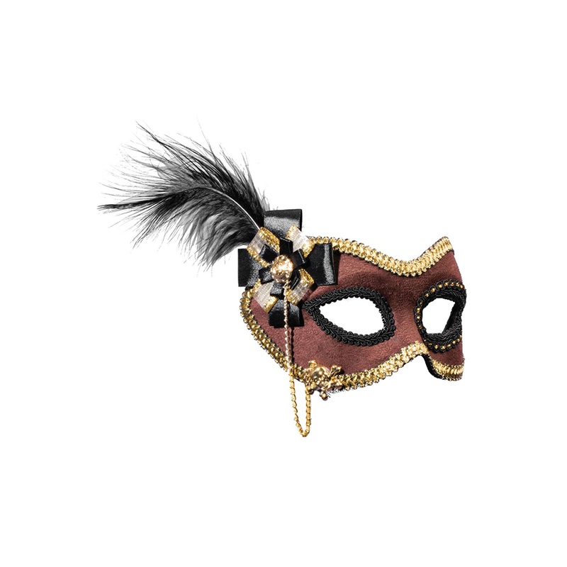 Brown Suede Mask Standard|Standard