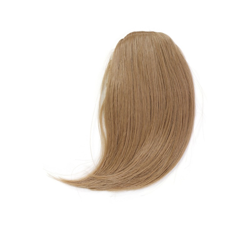 Hair Piece Clip in Bangs Fringe synthetic fiber dark blonde YZF-1088HT-22