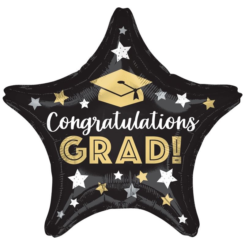 Sparkling congratulations foil balloon 45cm