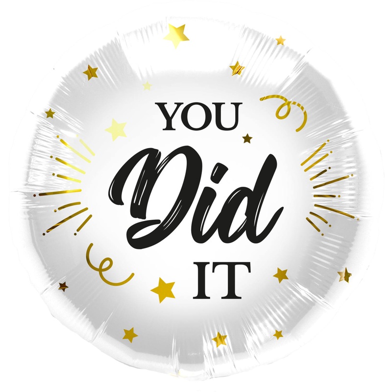 You did it foil balloon 45cm