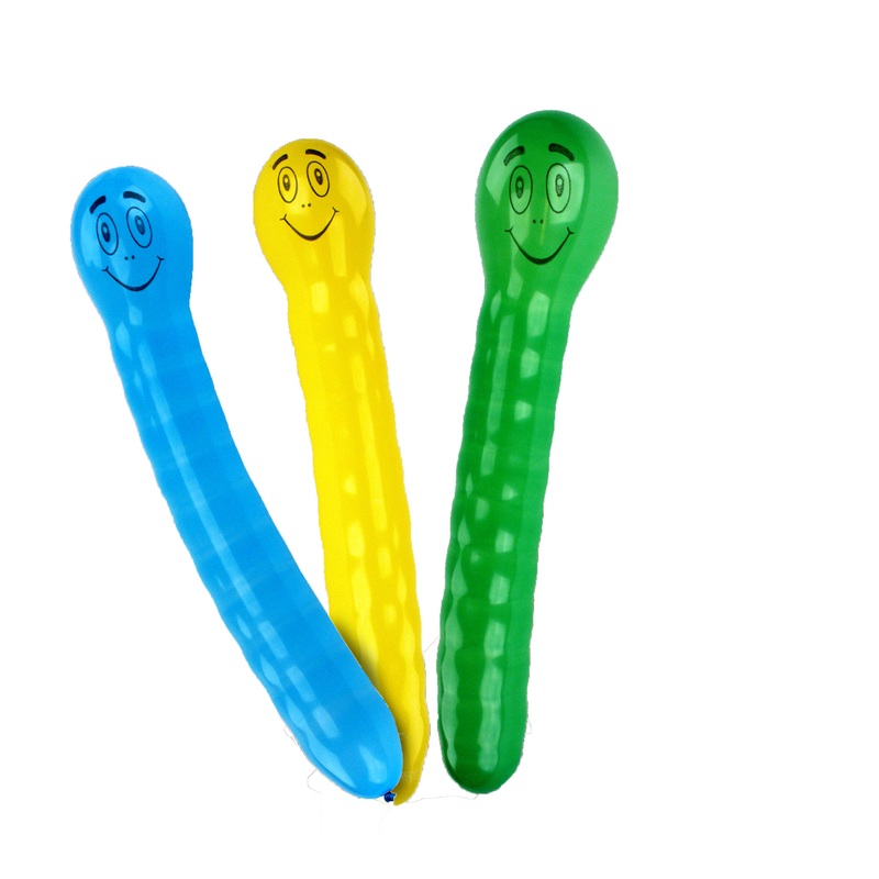 3 figure balloons Funny caterpillar trio