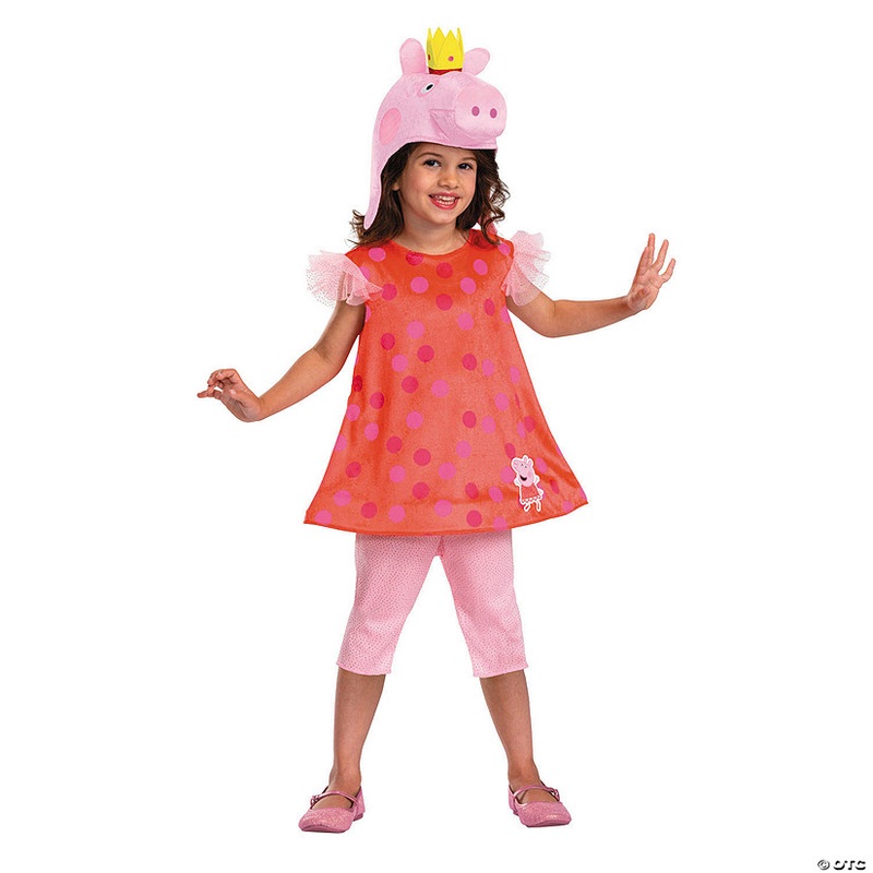 Toddler Classic Peppa Pig Peppa Party Dress Costume