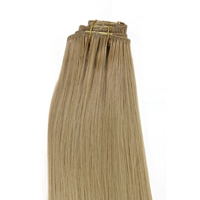 8-piece Clip-in Complete Set Extensions Ash Blonde EX03-GGO-25