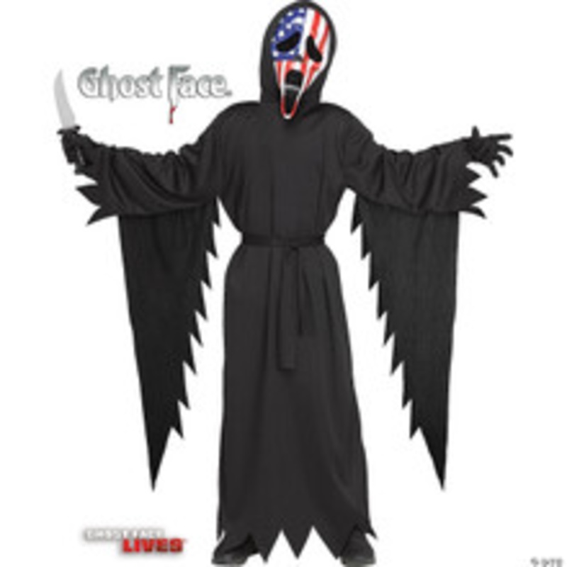 Ghost Face Patriotic Child Costume