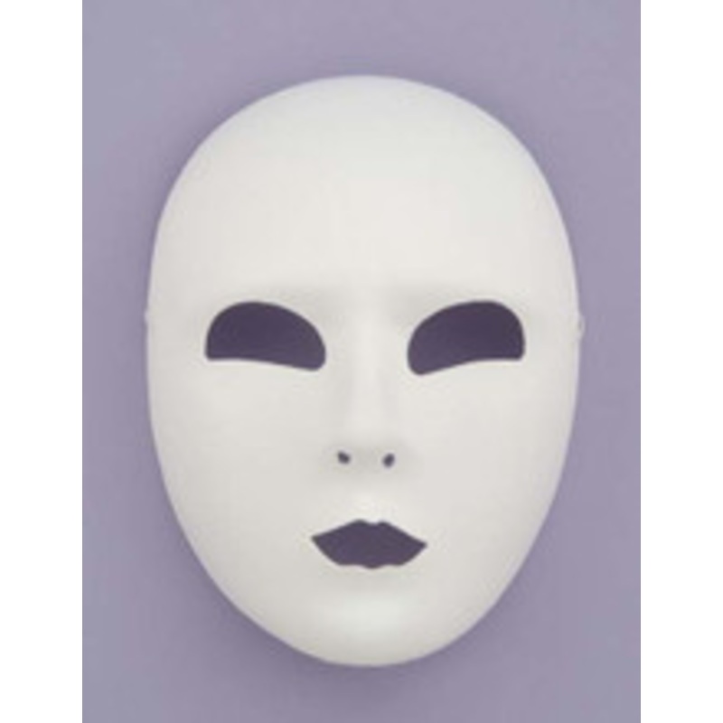 FULL FACE WHITE MASK