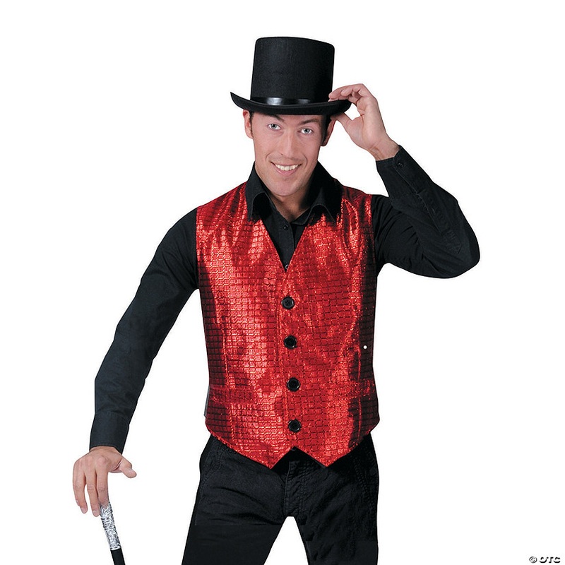 Mens Red Vest Costume – Extra Large