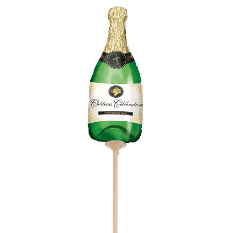 Stick Balloon Champagne Cheers