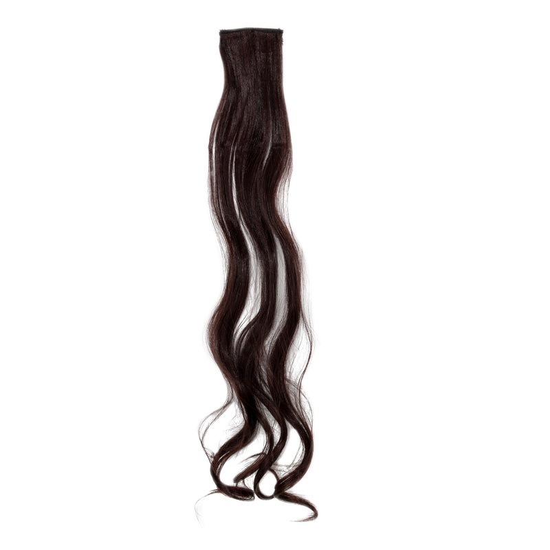 2 Clips Extension strand wavy 65 cm chestnut brown YZF-P2C25-2T33