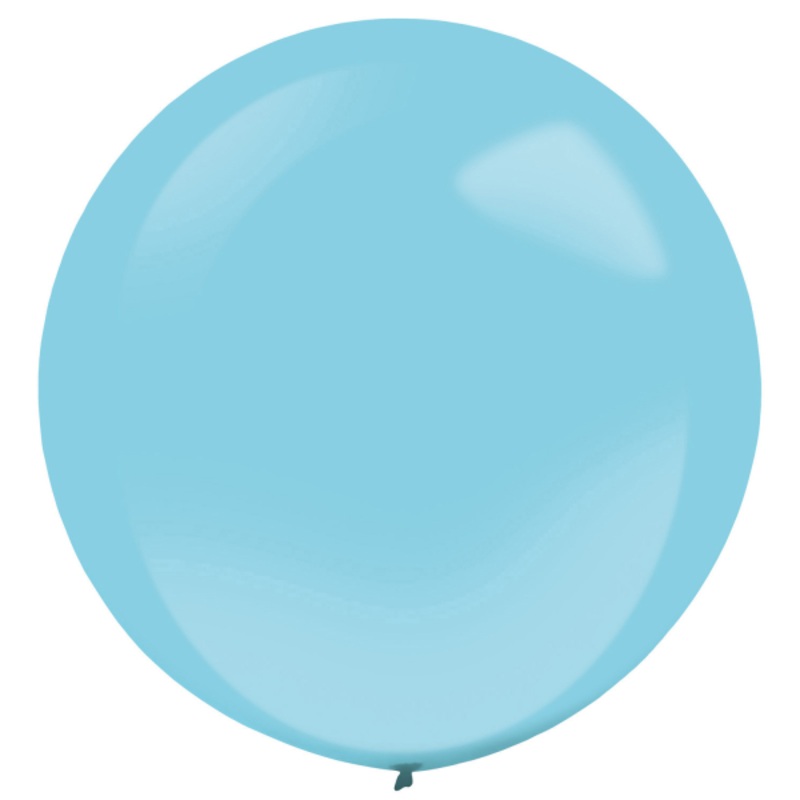 4 latex balloons Fashion Caribbean Blue 61cm