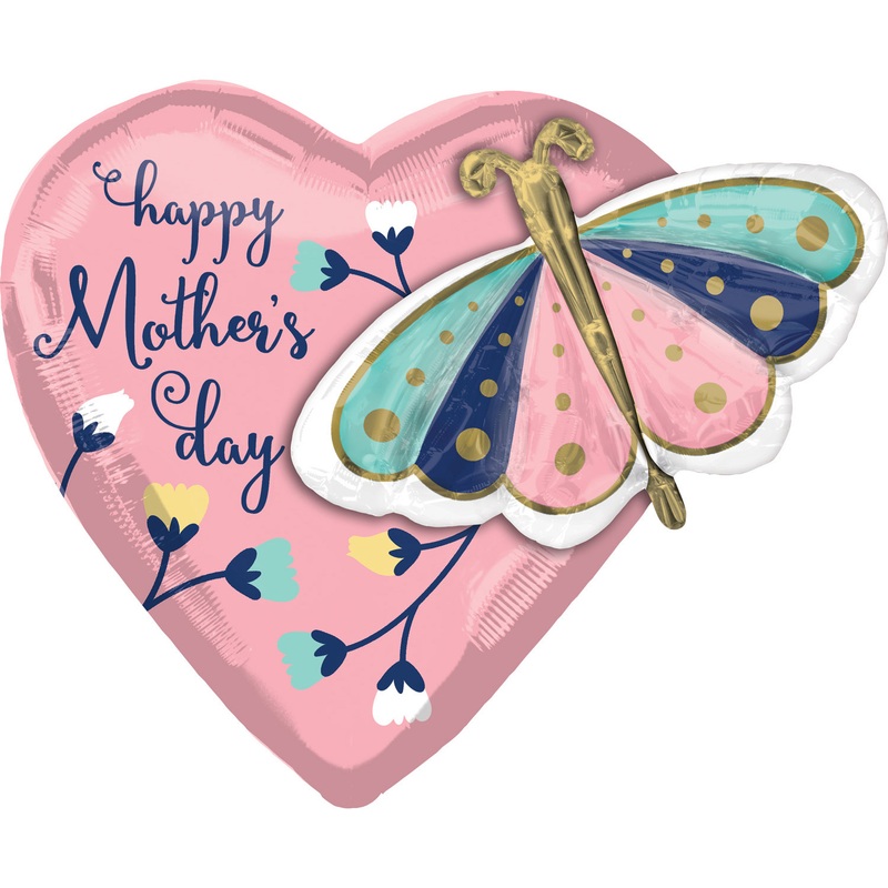 Best mom foil balloon 66 x 60cm
