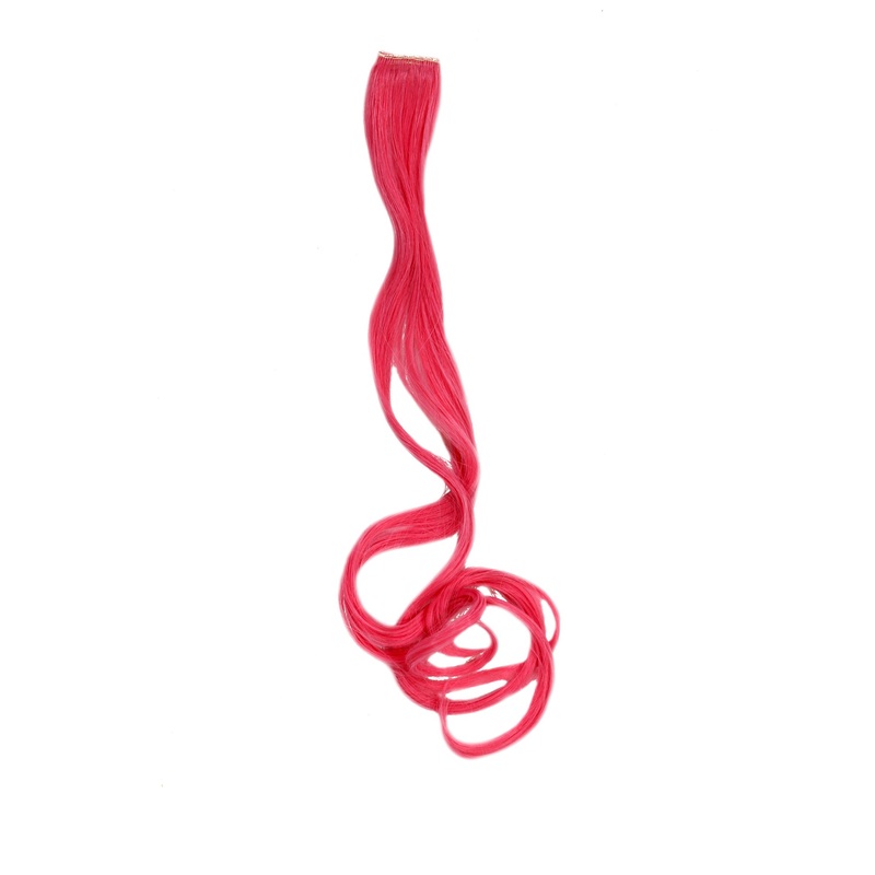 Clip Extension strand wavy 65 cm dark pink YZF-P1C25-T1920