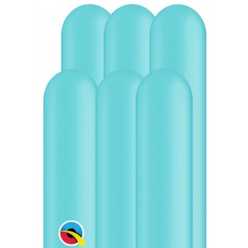 100 modeling balloons 260Q turquoise 1.5m