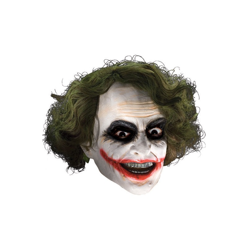 The Dark Knight The Joker Adult Mask with Hair Standard