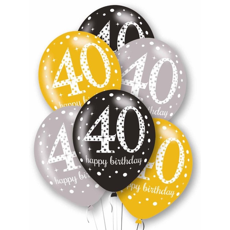 6 Glamorous 40th Birthday Balloons