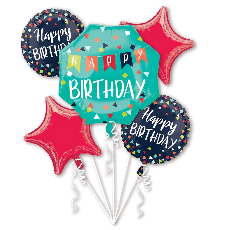 Birthday boy balloon bouquet