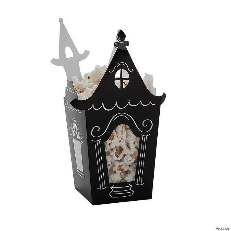 Halloween Haunted House Popcorn Boxes – 12 Pc.