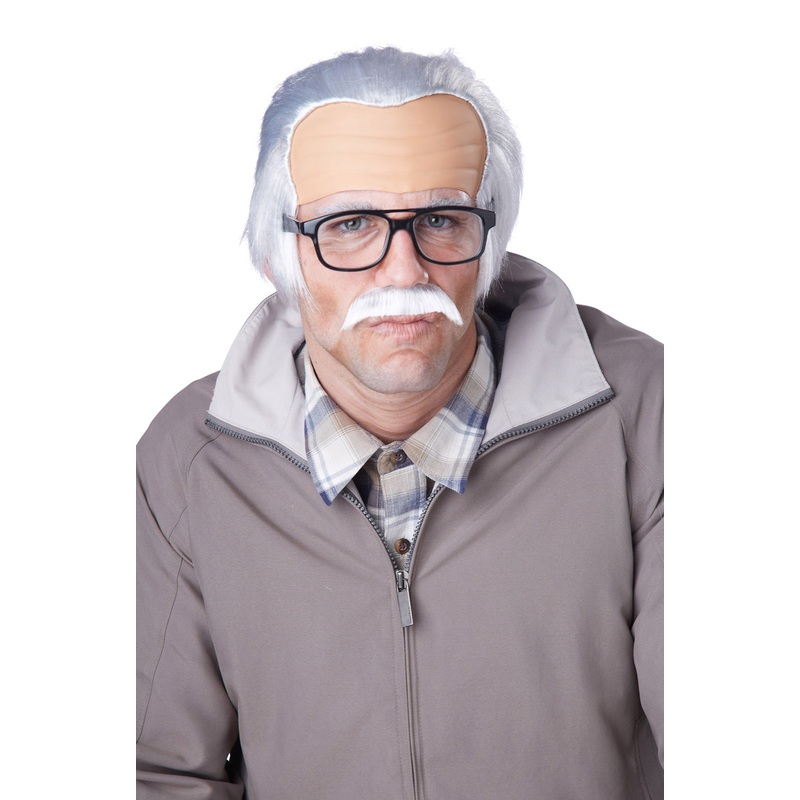 Rude Grandpa Wig Standard|Standard