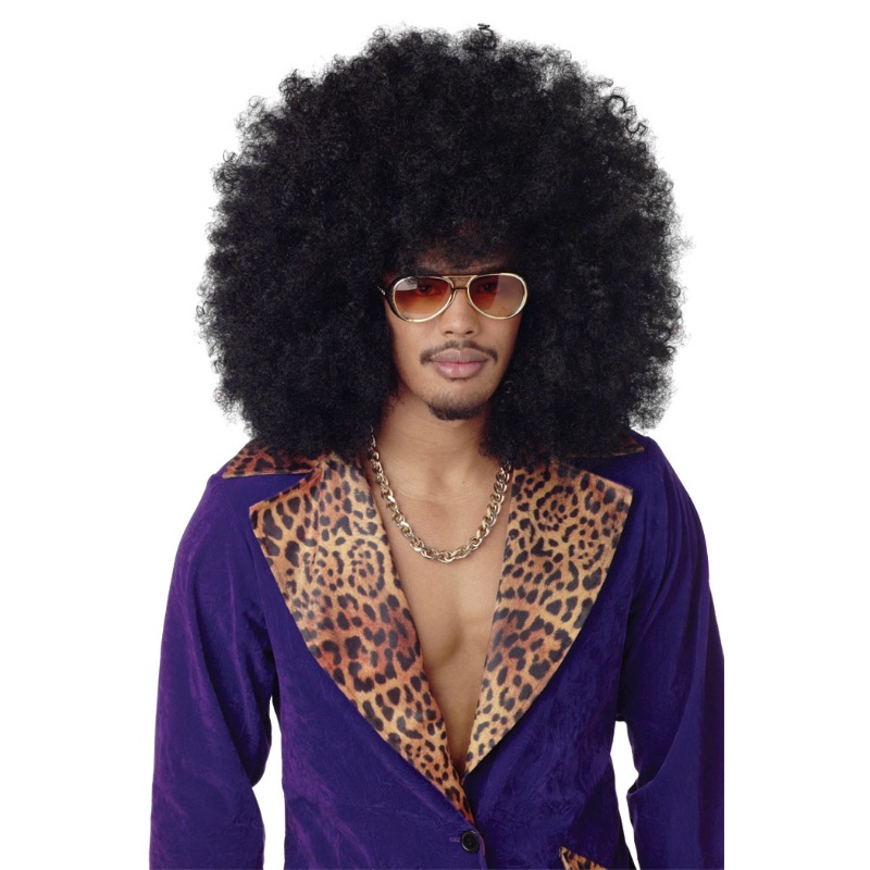 Super Jumbo Afro Costume Wig – Black