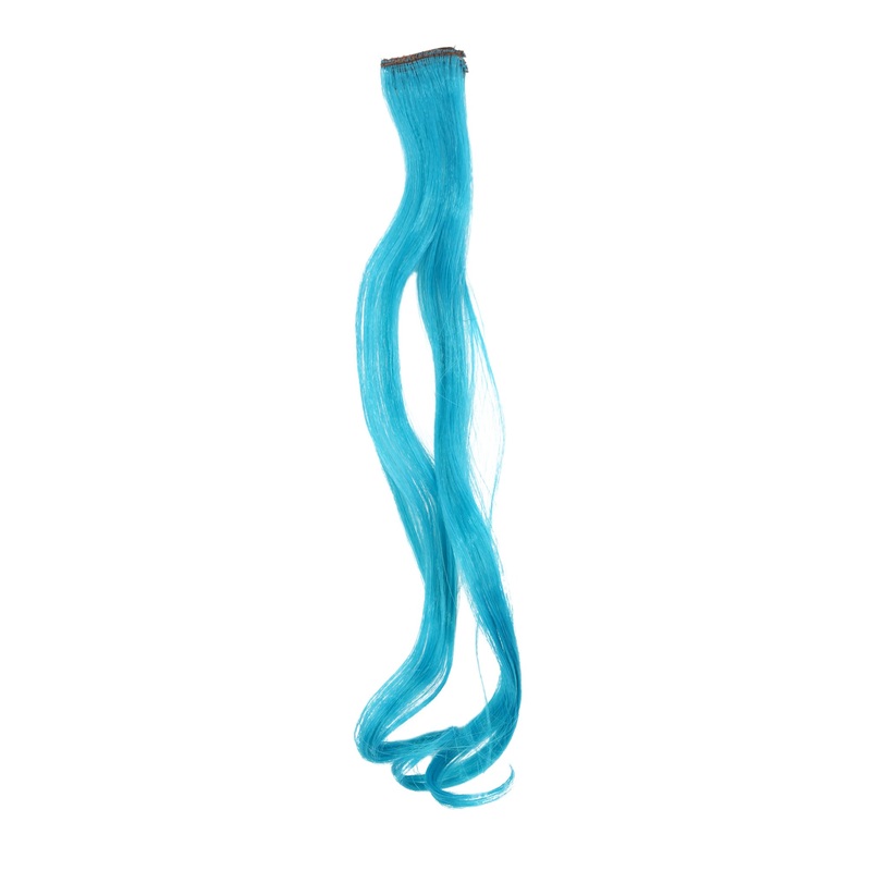 1 Clip-In Extension Strand wavy Light Blue YZF-P1C18-TF2512