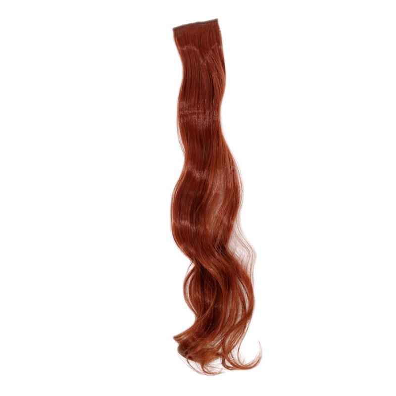 2 Clips Extension strand wavy 65 cm rust red YZF-P2C25-130