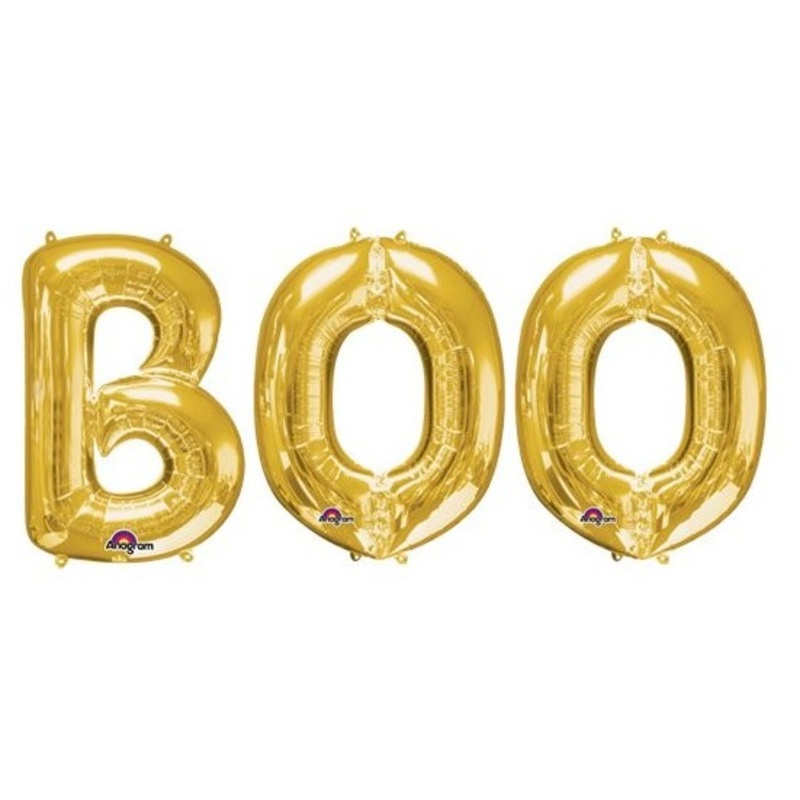 Golden Boo Foil Balloon 41cm