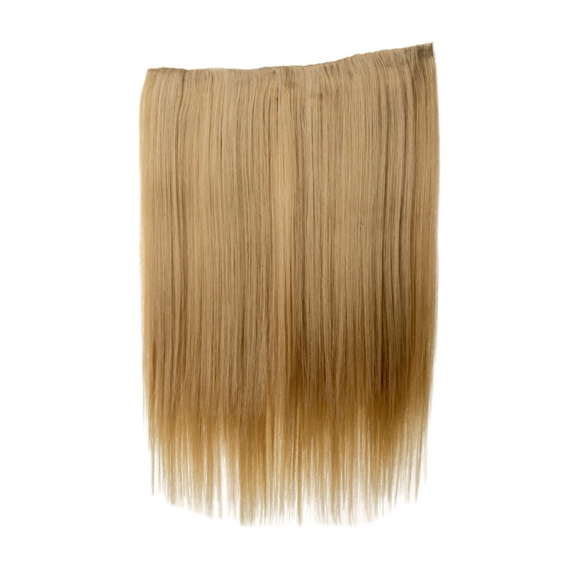 Hairpiece Hair Extension 5 Clips Straight Blonde Light Golden Blonde L30173-26