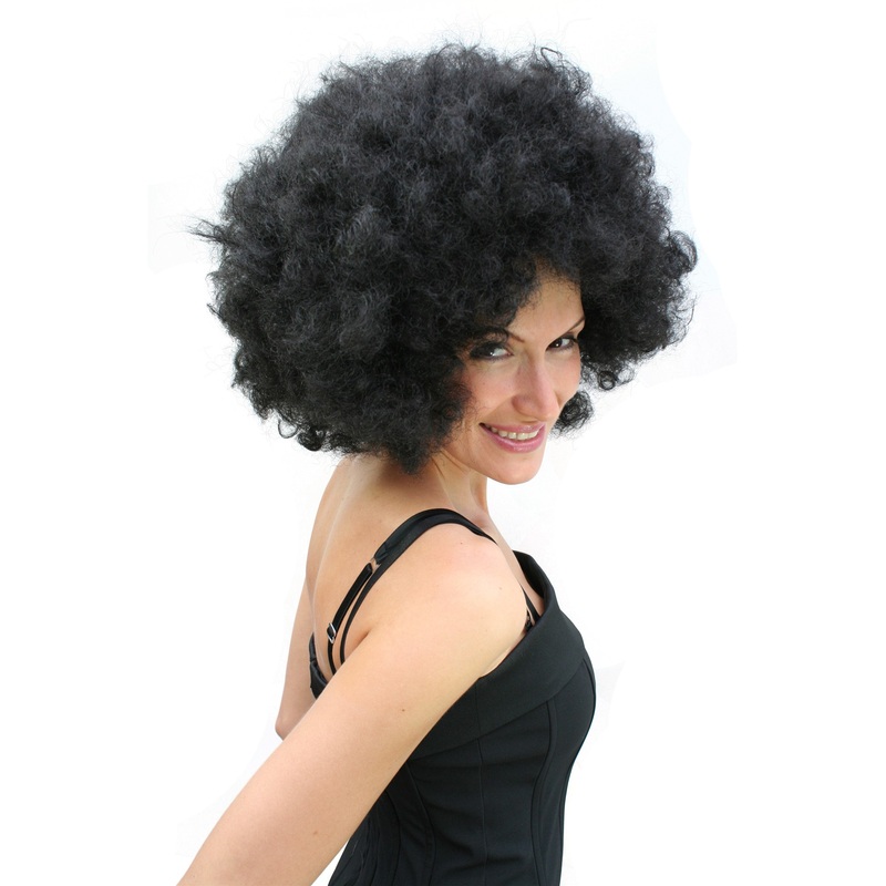 Party Wig Halloween Men Women Big Black Afro Afrowig 70s Funk PW0011