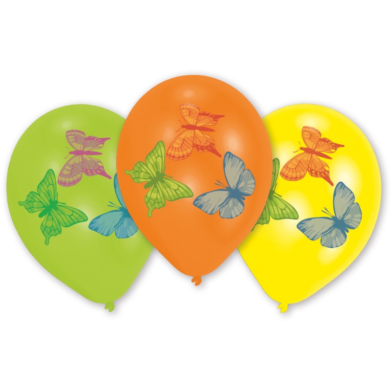 Set of 8 Fly Like A Butterfly balloons