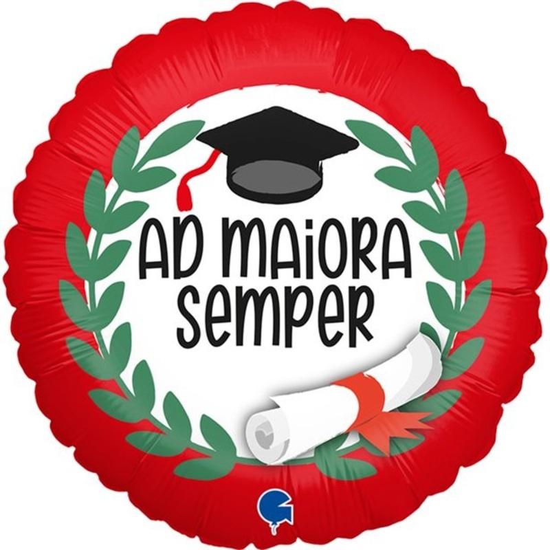 Ad maiora semper foil balloon 46cm