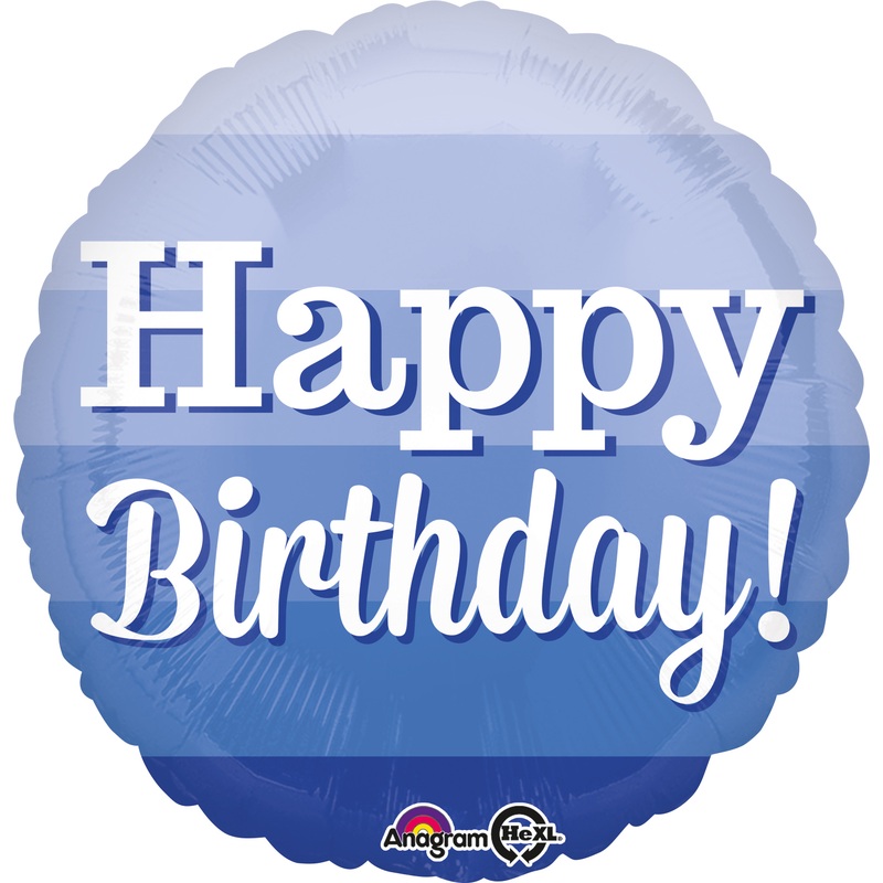 Birthday balloon Happy Birthday Ombr